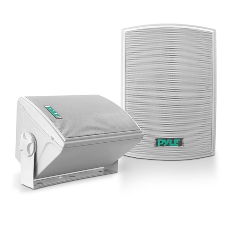 Pyle 5.25'' Indoor/Outdoor Waterproof Speakers W/30 Watt 70V Transformer PDWR5T